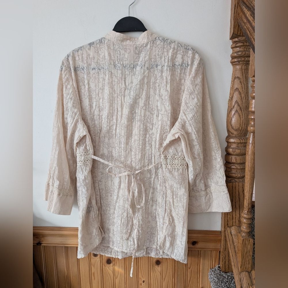Vintage‎ Y2K Babydoll Peasant Cottagecore Top Plus Size 2X - Picture 5 of 8